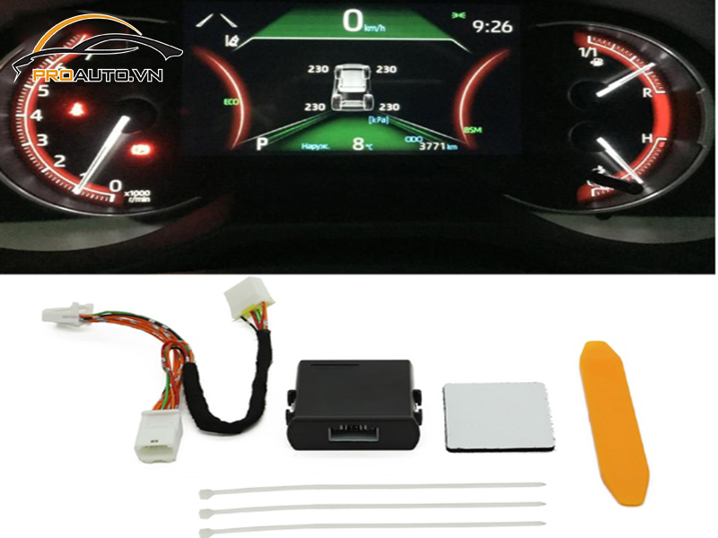 Lắp Cảm Biến Áp Suất Lốp Cho Xe Porsche Cayenne