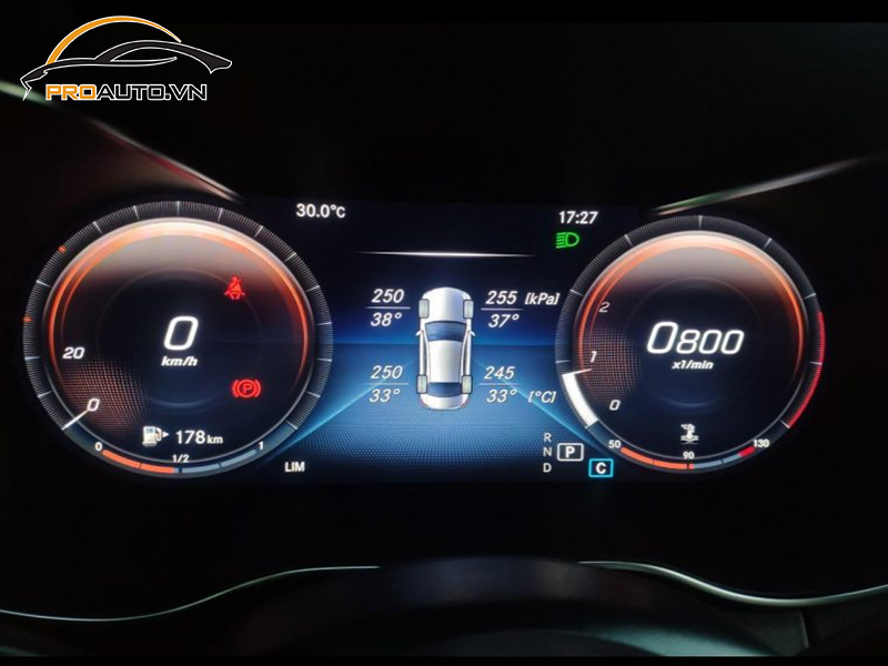 Lắp Cảm Biến Áp Suất Lốp Cho Xe Mercedes Benz A Class