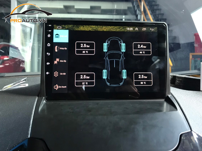 Lắp Cảm Biến Áp Suất Lốp Cho Xe Nissan Almera