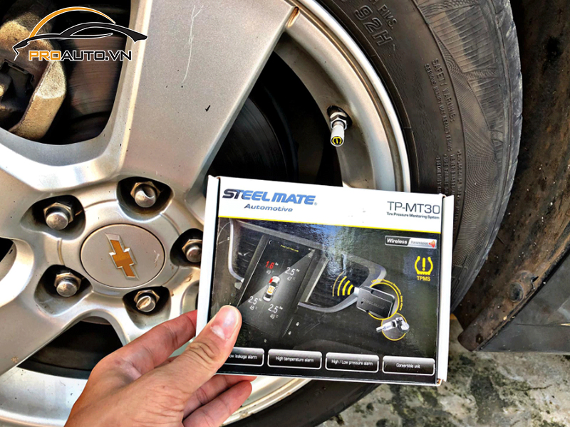 Lắp Cảm Biến Áp Suất Lốp Cho Xe Chevrolet Aveo