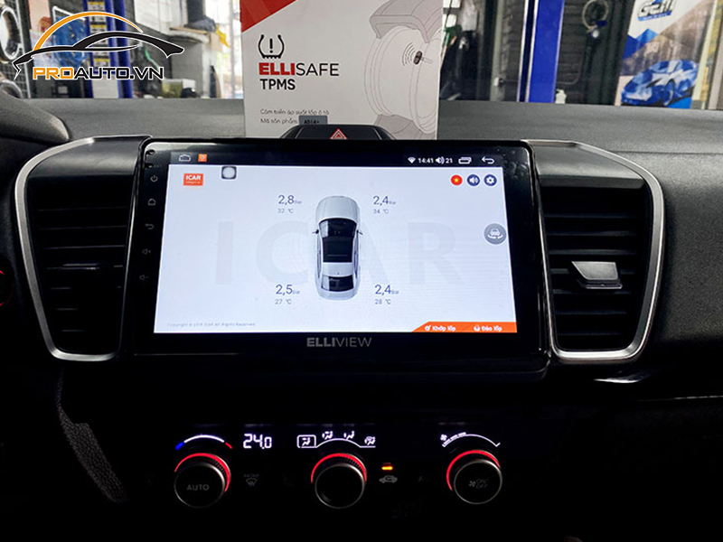 Lắp Cảm Biến Áp Suất Lốp Cho Xe Subaru BRZ