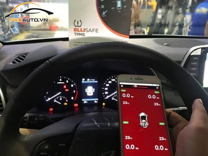 Lắp Cảm Biến Áp Suất Lốp Cho Xe Subaru BRZ