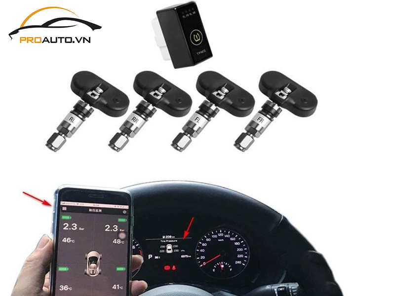 Lắp Cảm Biến Áp Suất Lốp Cho Xe Subaru BRZ