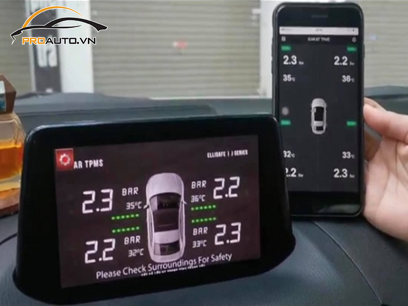 Lắp Cảm Biến Áp Suất Lốp Cho Xe Mercedes Benz C-Class