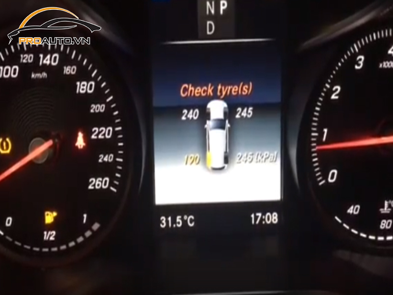 Lắp Cảm Biến Áp Suất Lốp Cho Xe Mercedes Benz G-Class