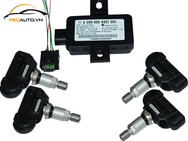 Lắp Cảm Biến Áp Suất Lốp Cho Xe Mercedes Benz CLA