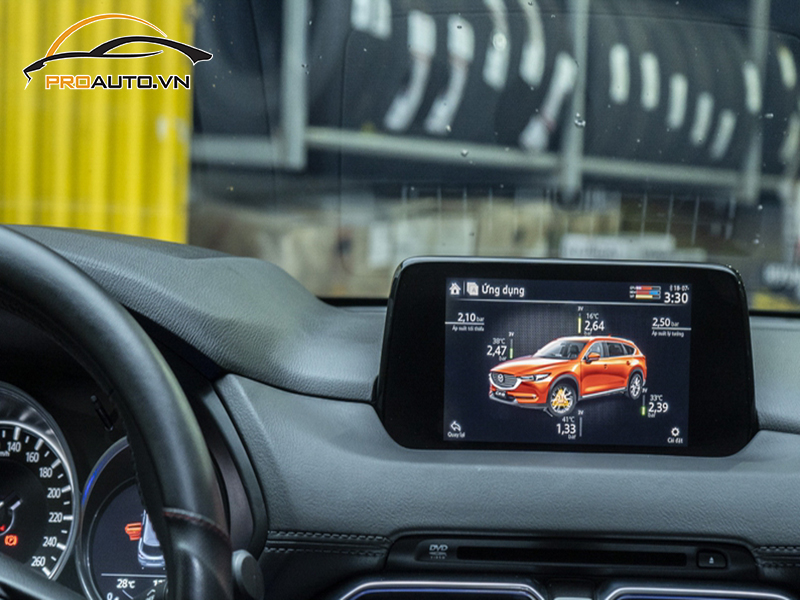 Lắp Cảm Biến Áp Suất Lốp Cho Xe Mercedes Benz CLA