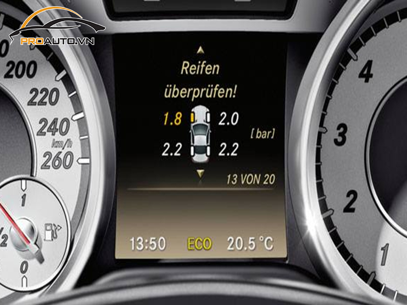 Lắp Cảm Biến Áp Suất Lốp Cho Xe Mercedes Benz CLA