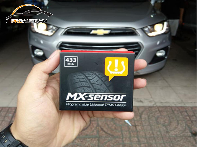 Lắp Cảm Biến Áp Suất Lốp Cho Xe Chevrolet Captiva