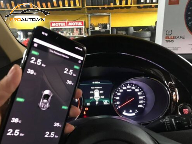 Lắp Cảm Biến Áp Suất Lốp Cho Xe Chevrolet Captiva