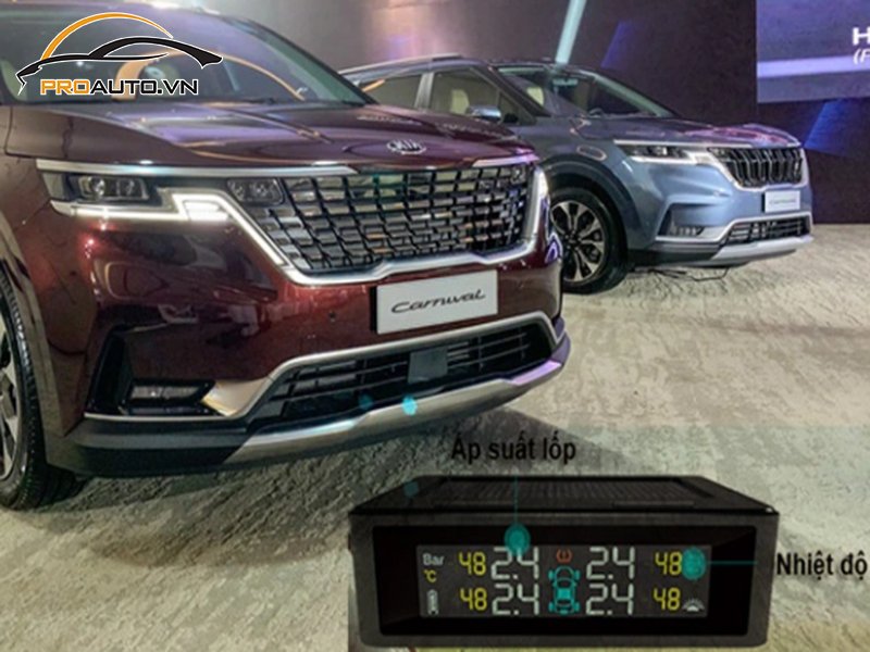 Lắp Cảm Biến Áp Suất Lốp Cho Xe Kia Carnival