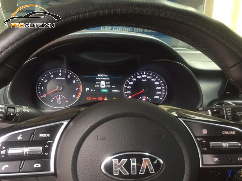 Lắp Cảm Biến Áp Suất Lốp Cho Xe Kia Carnival