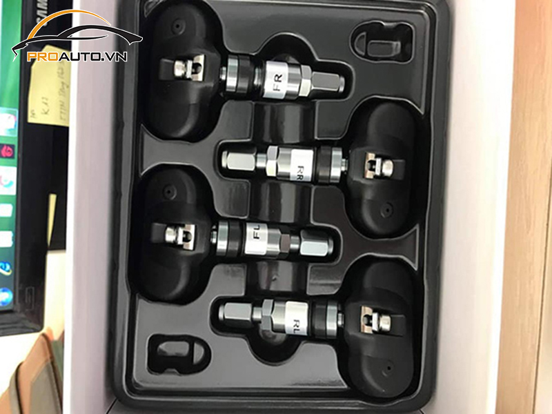 Lắp cảm biến áp suất lốp cho xe Kia Morning