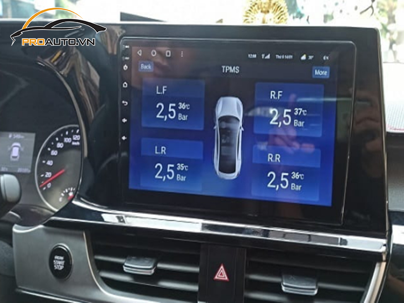 Lắp Cảm Biến Áp Suất Lốp Cho Xe Mercedes Benz E-Class