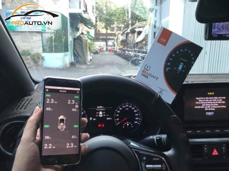 Lắp Cảm Biến Áp Suất Lốp Cho Xe Suzuki Ertiga