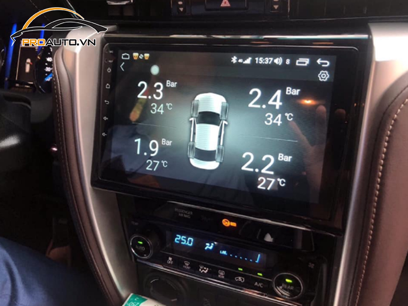 Lắp Cảm Biến Áp Suất Lốp Cho Xe Suzuki Ertiga