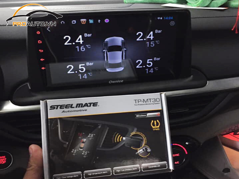 Lắp Cảm Biến Áp Suất Lốp Cho Xe Ford Escape