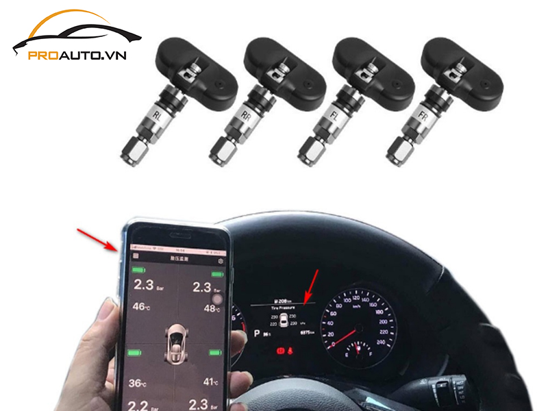 Lắp Cảm Biến Áp Suất Lốp Cho Xe Ford Fiesta