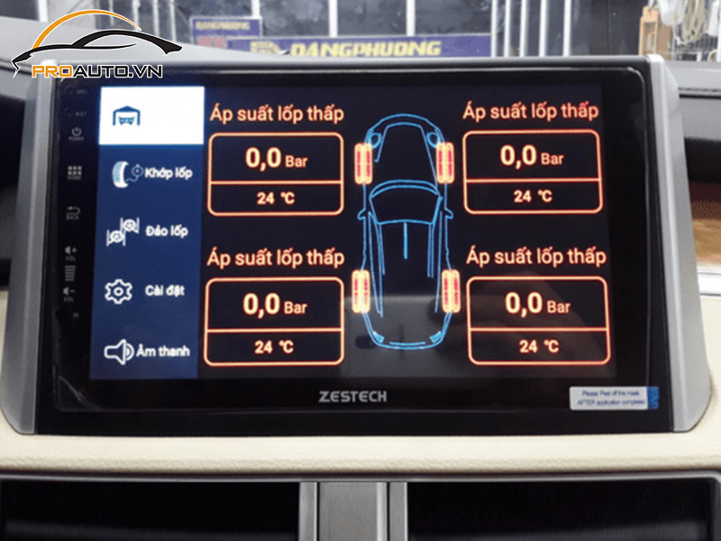 Lắp Cảm Biến Áp Suất Lốp Cho Xe Ford Fiesta