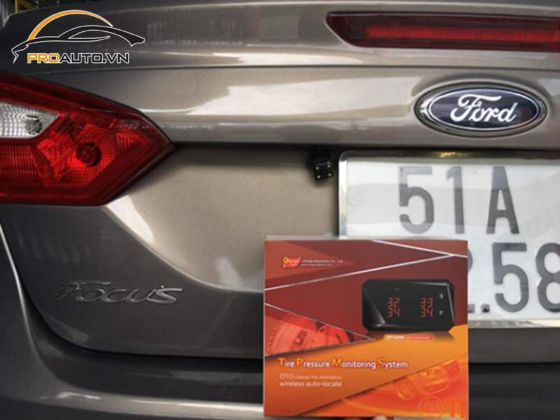 Lắp Cảm Biến Áp Suất Lốp Cho Xe Ford Focus