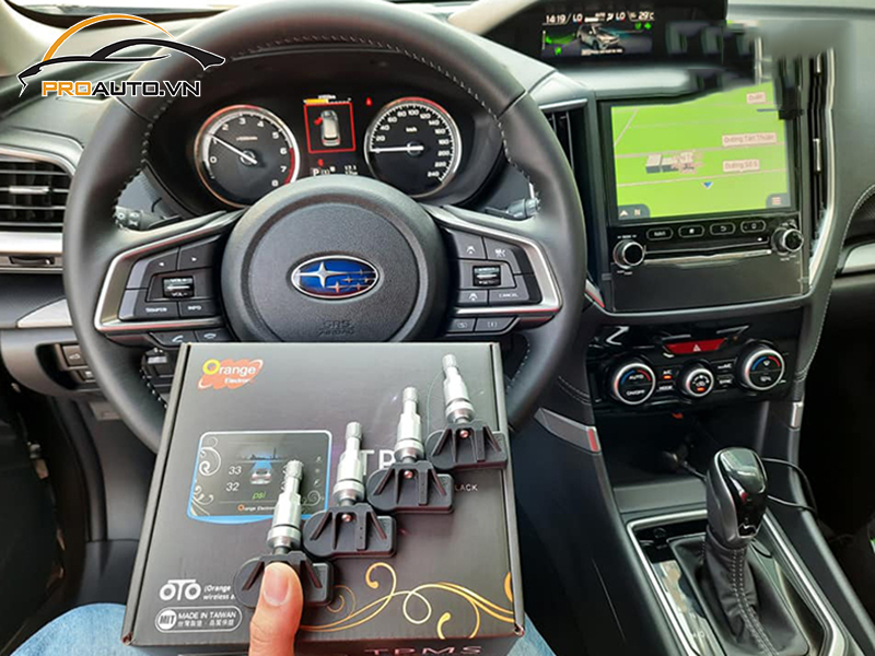 Lắp Cảm Biến Áp Suất Lốp Cho Xe Subaru Forester
