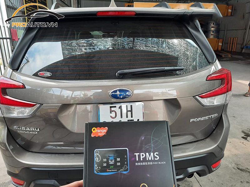 Lắp Cảm Biến Áp Suất Lốp Cho Xe Subaru Forester