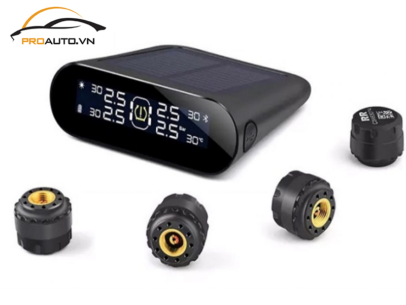 Lắp cảm biến áp suất lốp cho xe Toyota Fortuner