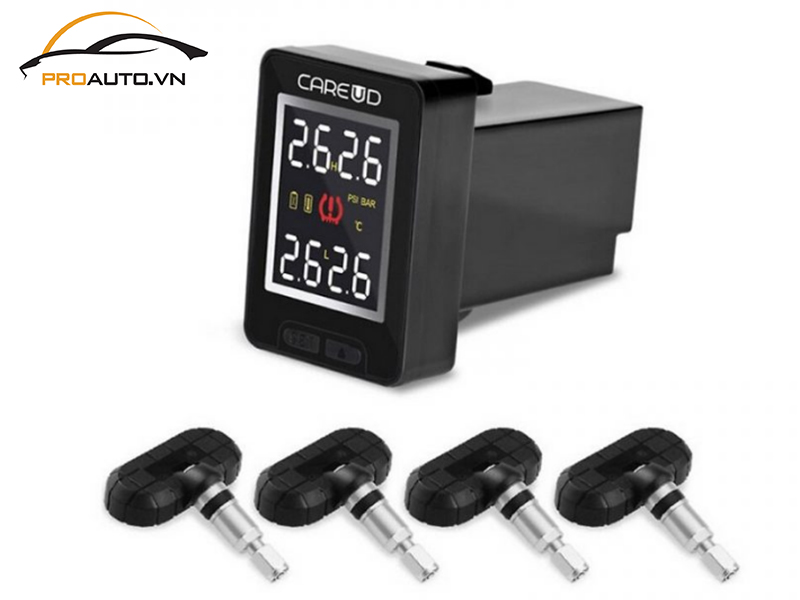 Lắp cảm biến áp suất lốp cho xe Toyota Fortuner