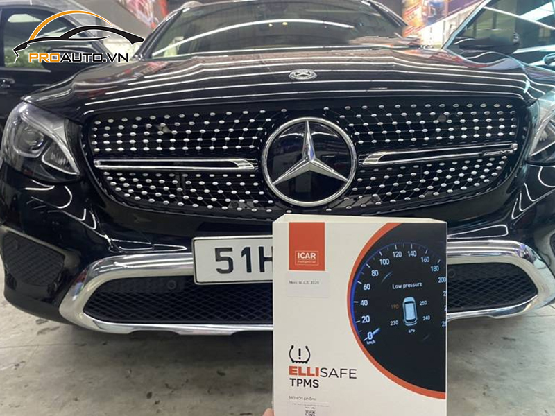 Lắp Cảm Biến Áp Suất Lốp Cho Xe Mercedes Benz GLC 200