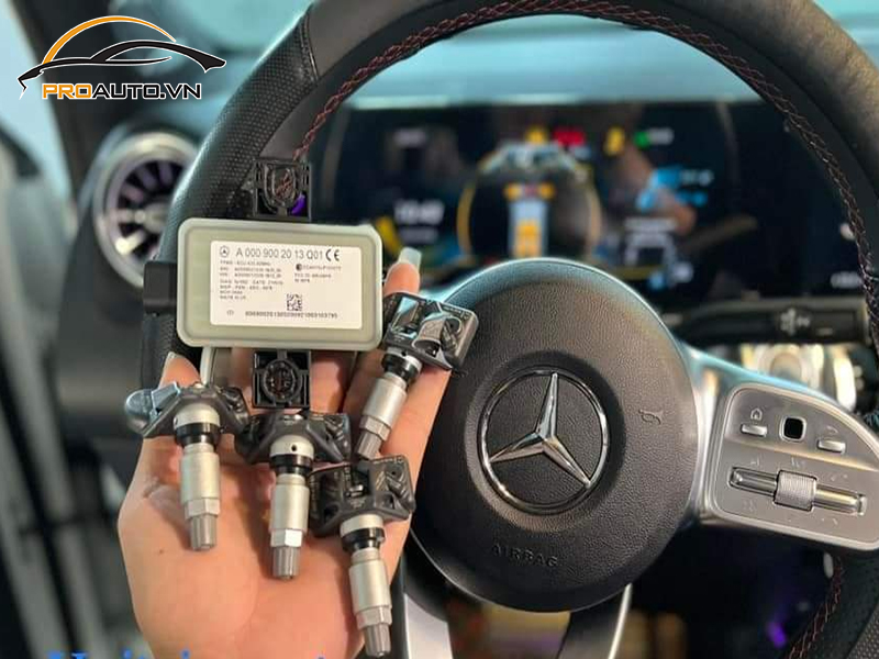 Lắp Cảm Biến Áp Suất Lốp Cho Xe Mercedes Benz GLE