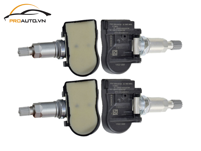 Lắp cảm biến áp suất lốp cho xe Hyundai Grand i10