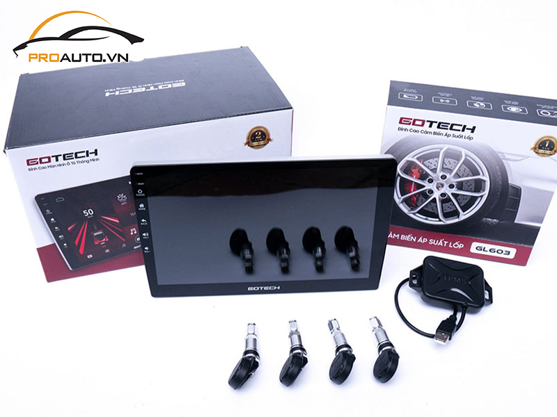 Lắp cảm biến áp suất lốp cho xe Toyota Granvia