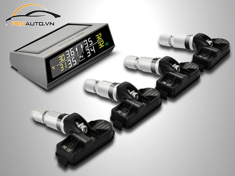 Lắp cảm biến áp suất lốp cho xe Toyota Hiace