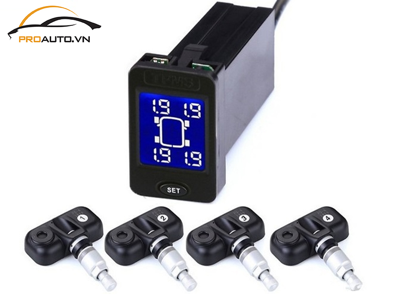 Lắp cảm biến áp suất lốp cho xe Toyota Innova
