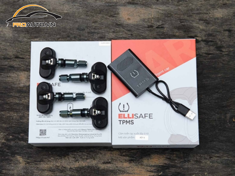 Lắp cảm biến áp suất lốp cho xe Hyundai Santafe