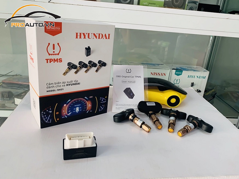 Lắp Cảm Biến Áp Suất Lốp Cho Xe Nissan Juke