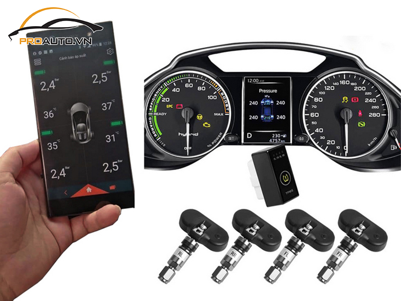 Lắp Cảm Biến Áp Suất Lốp Cho Xe Nissan Juke