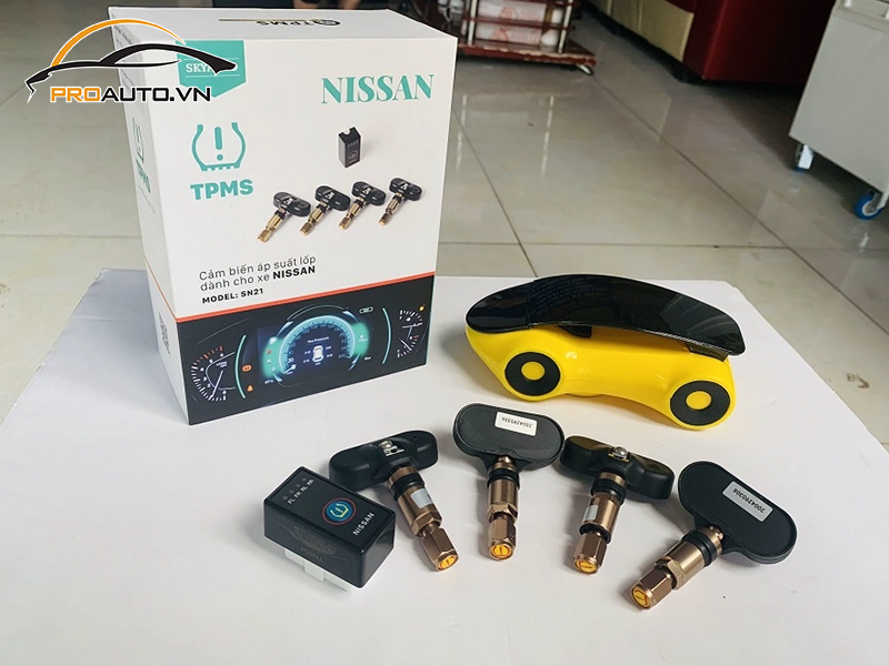 Lắp Cảm Biến Áp Suất Lốp Cho Xe Nissan Kicks