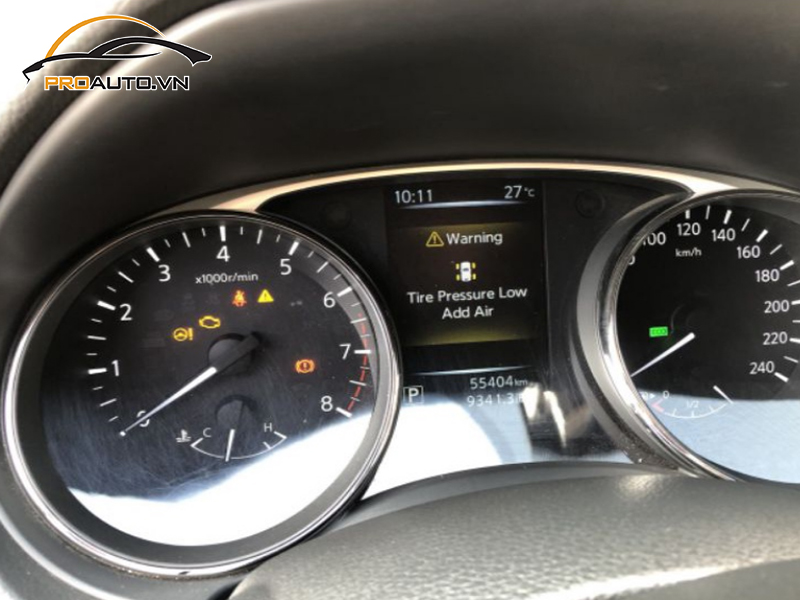 Lắp Cảm Biến Áp Suất Lốp Cho Xe Nissan Kicks
