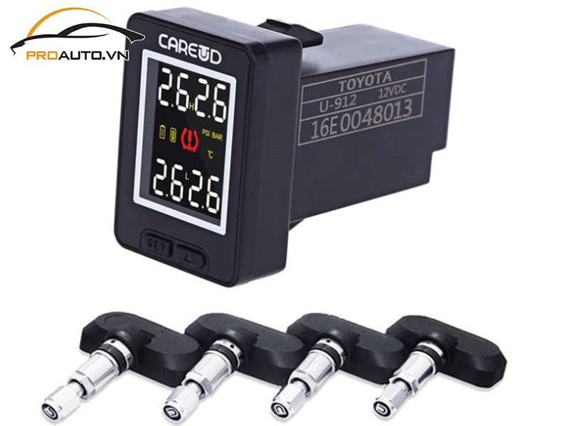 Lắp cảm biến áp suất lốp cho xe Toyota Land Cruiser