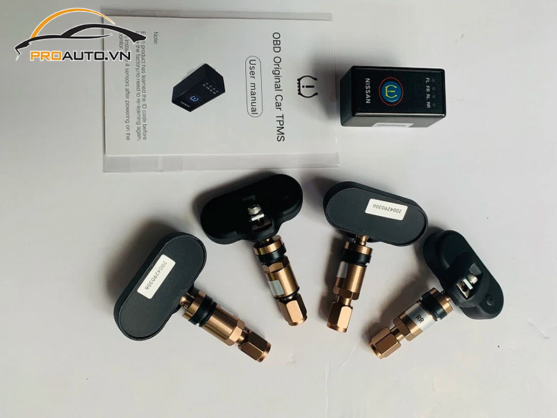 Lắp Cảm Biến Áp Suất Lốp Cho Xe Nissan Livina