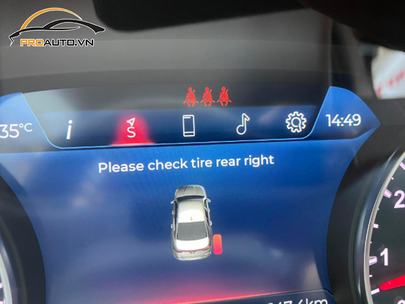 Lắp Cảm Biến Áp Suất Lốp Cho Xe VinFast Lux SA2.0 - Ảnh 5