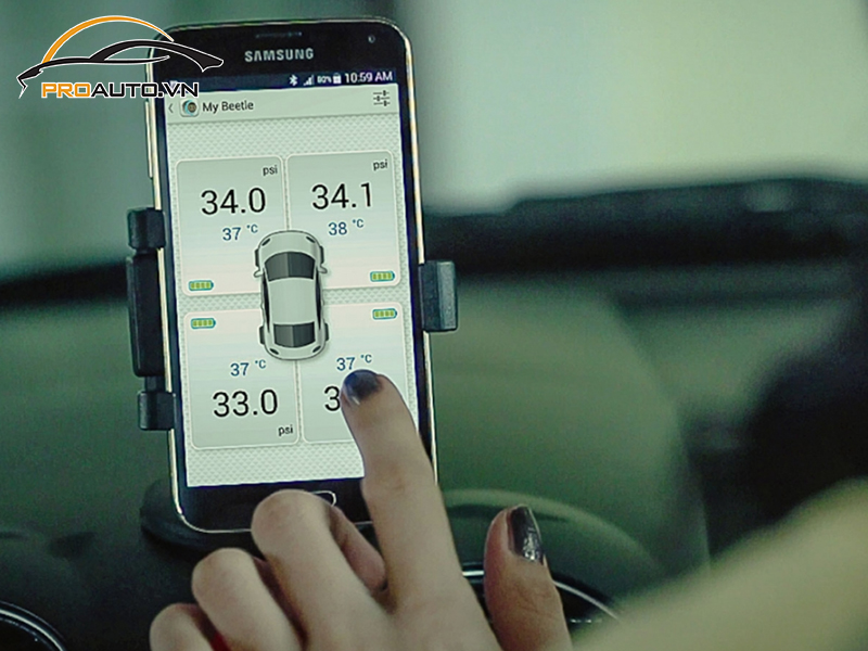 Lắp Cảm Biến Áp Suất Lốp Cho Xe Mercedes Benz Maybach
