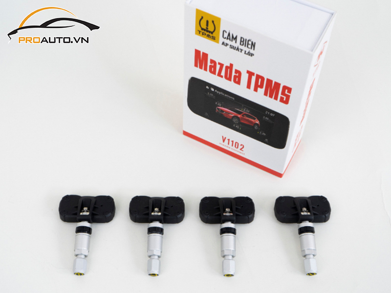 Lắp Cảm Biến Áp Suất Lốp Cho Xe Mazda 2