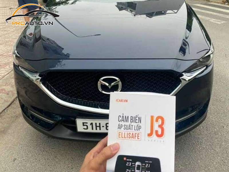 Lắp Cảm Biến Áp Suất Lốp Cho Xe Mazda 3