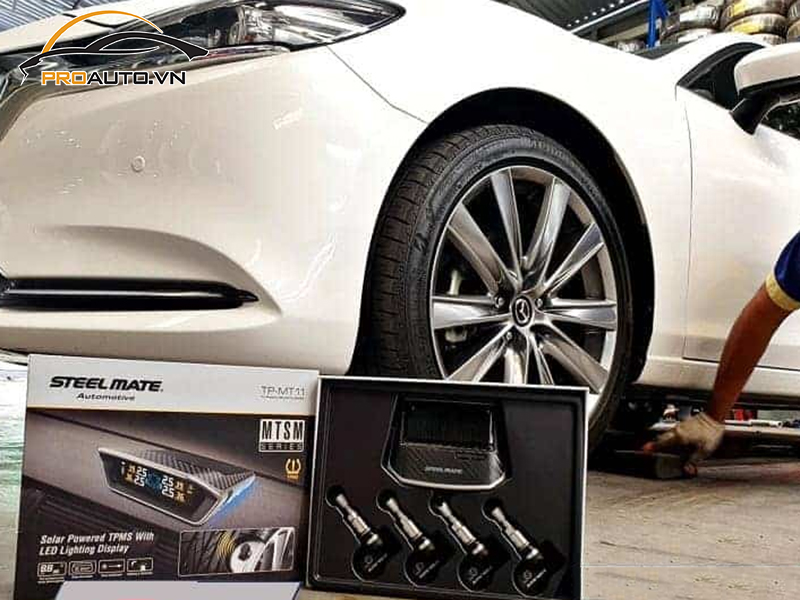 Lắp Cảm Biến Áp Suất Lốp Cho Xe Mazda 3