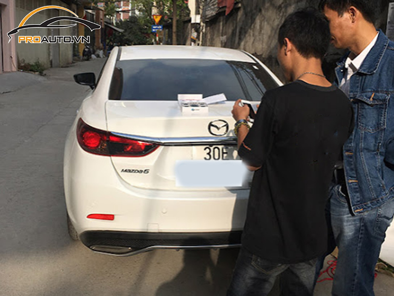 Lắp Cảm Biến Áp Suất Lốp Cho Xe Mazda 6 - Ảnh 2