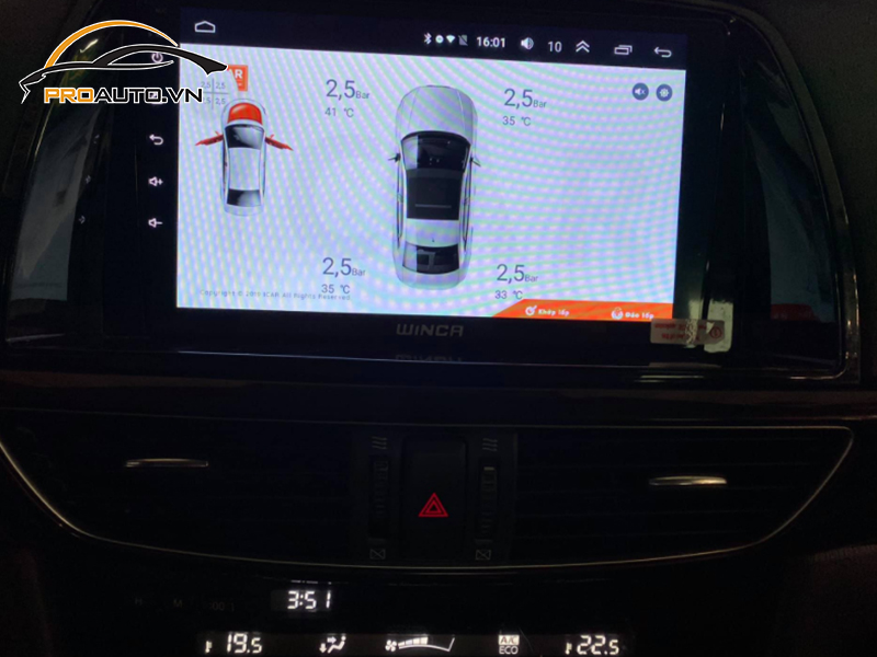 Lắp Cảm Biến Áp Suất Lốp Cho Xe Mazda 6