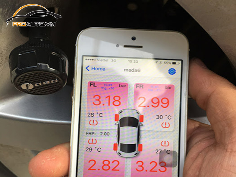 Lắp Cảm Biến Áp Suất Lốp Cho Xe Mazda 6 - Ảnh 7