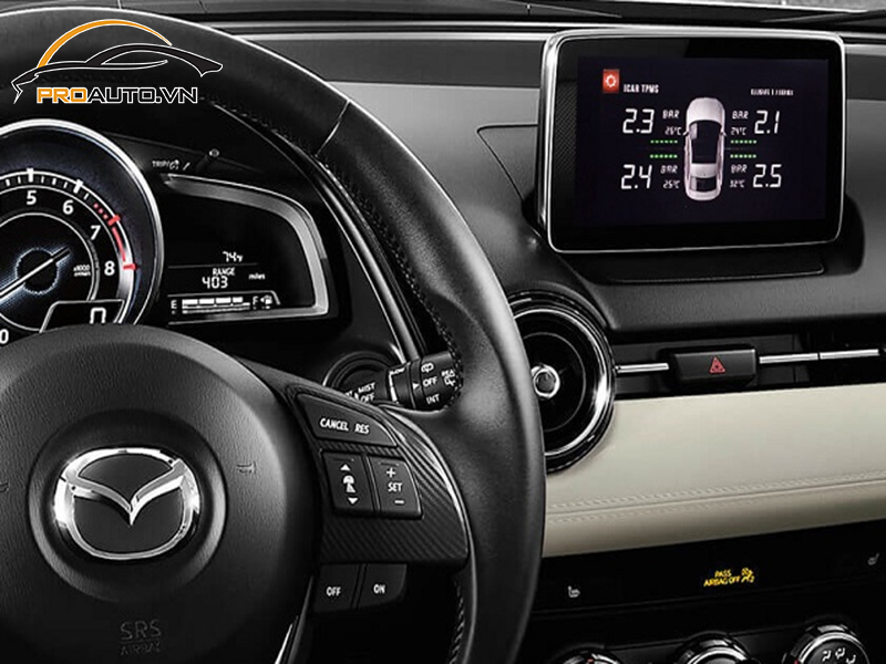 Lắp Cảm Biến Áp Suất Lốp Cho Xe Mazda CX5